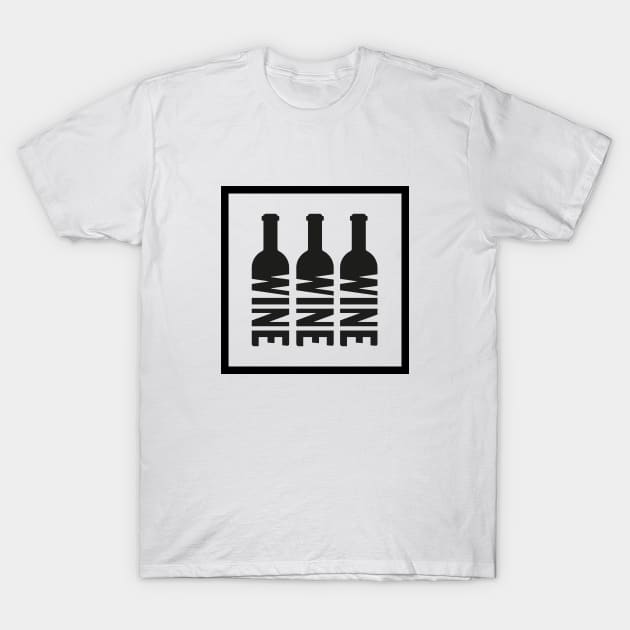 Box Wine T-Shirt by FancyGURU